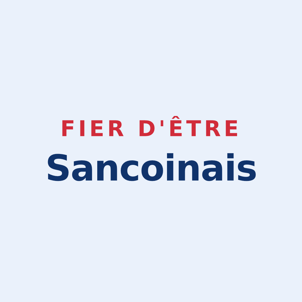 Sticker « Fier d'être Sancoinais » — design pour Sancoins