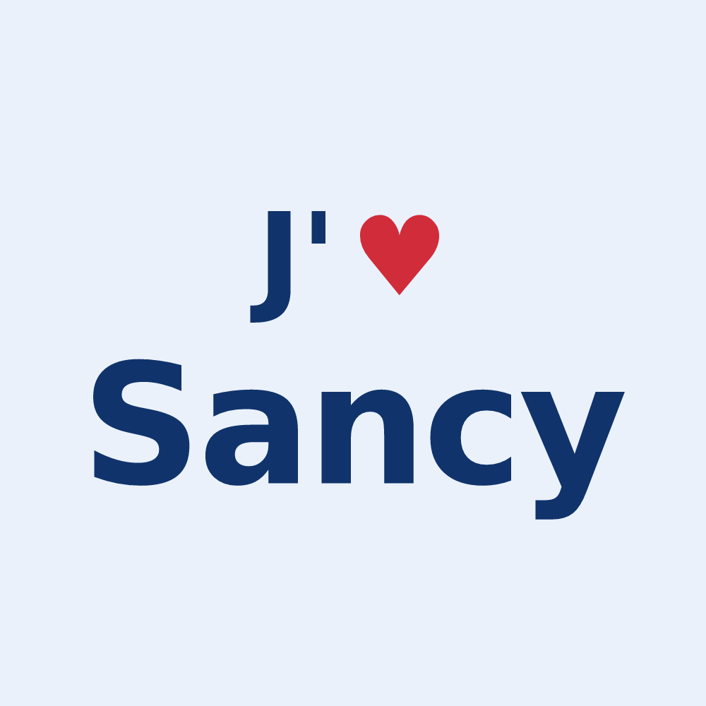 Sticker personnalisé Sancy — design J'aime Sancy