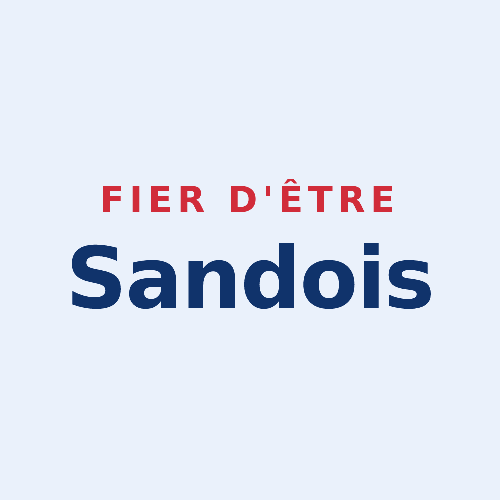 Sticker « Fier d'être Sandois » — design pour Sand