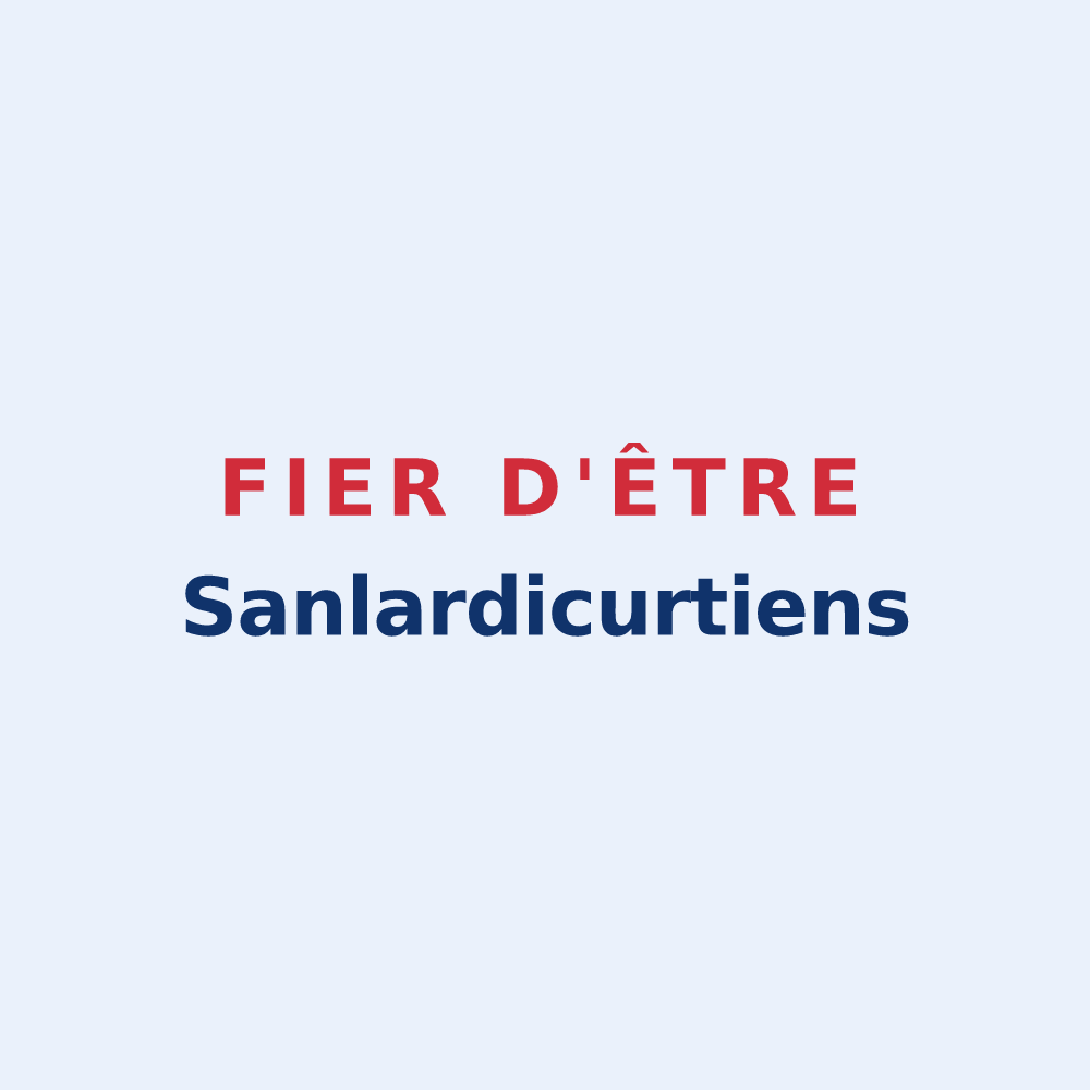 Sticker « Fier d'être Sanlardicurtiens » — design pour Sandaucourt
