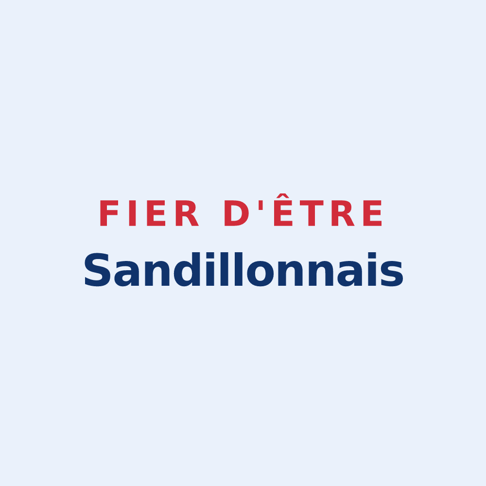 Sticker « Fier d'être Sandillonnais » — design pour Sandillon