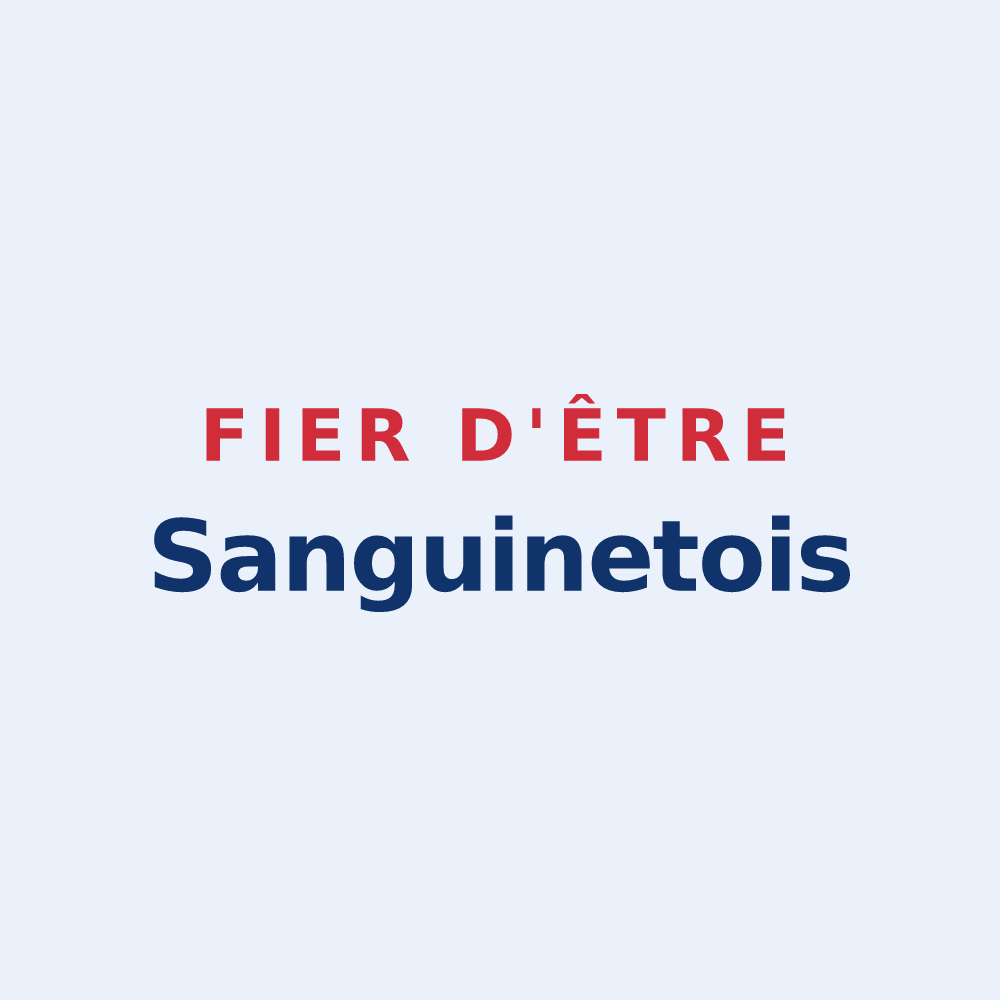 Sticker « Fier d'être Sanguinetois » — design pour Sanguinet