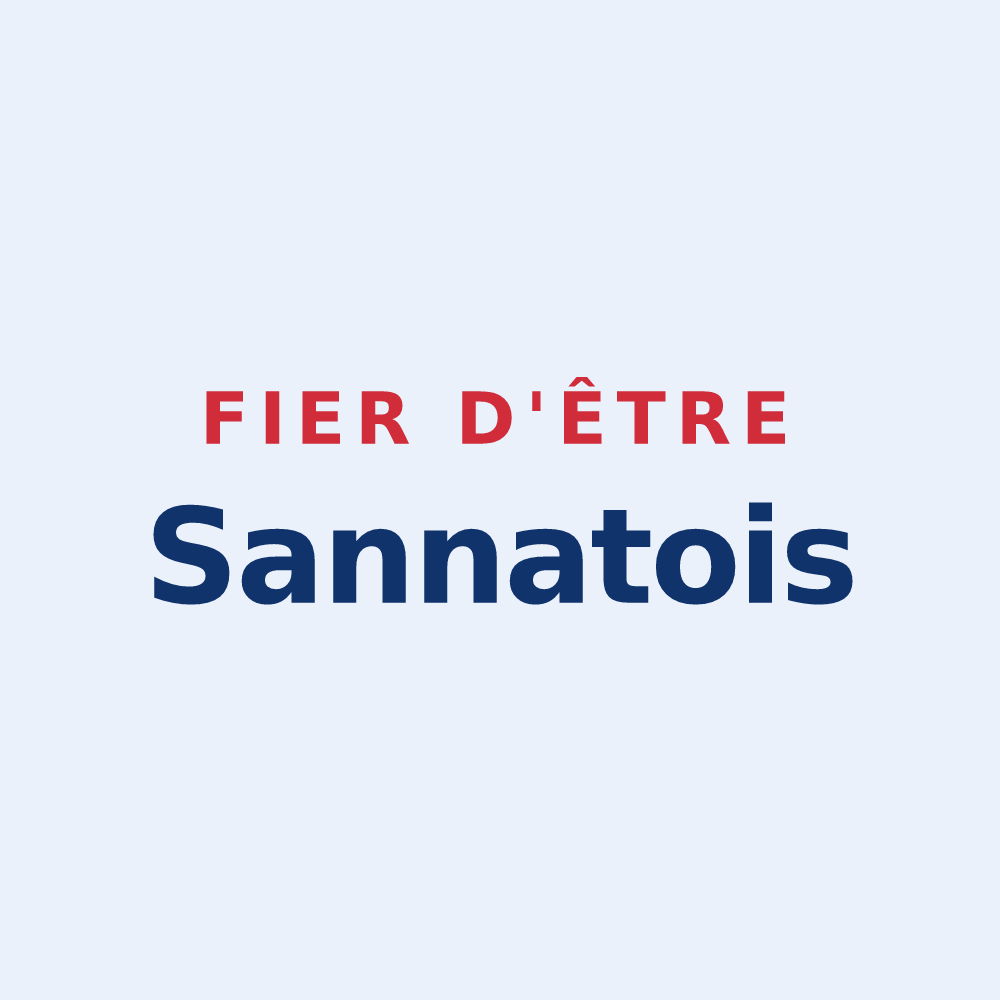 Sticker « Fier d'être Sannatois » — design pour Sannat
