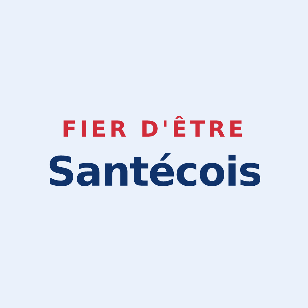 Sticker « Fier d'être Santécois » — design pour Santec