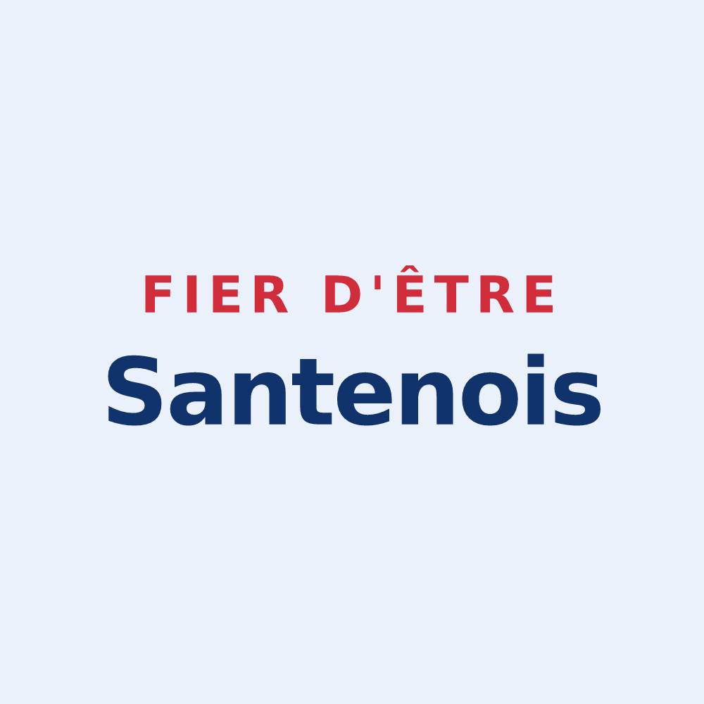 Sticker « Fier d'être Santenois » — design pour Santeny