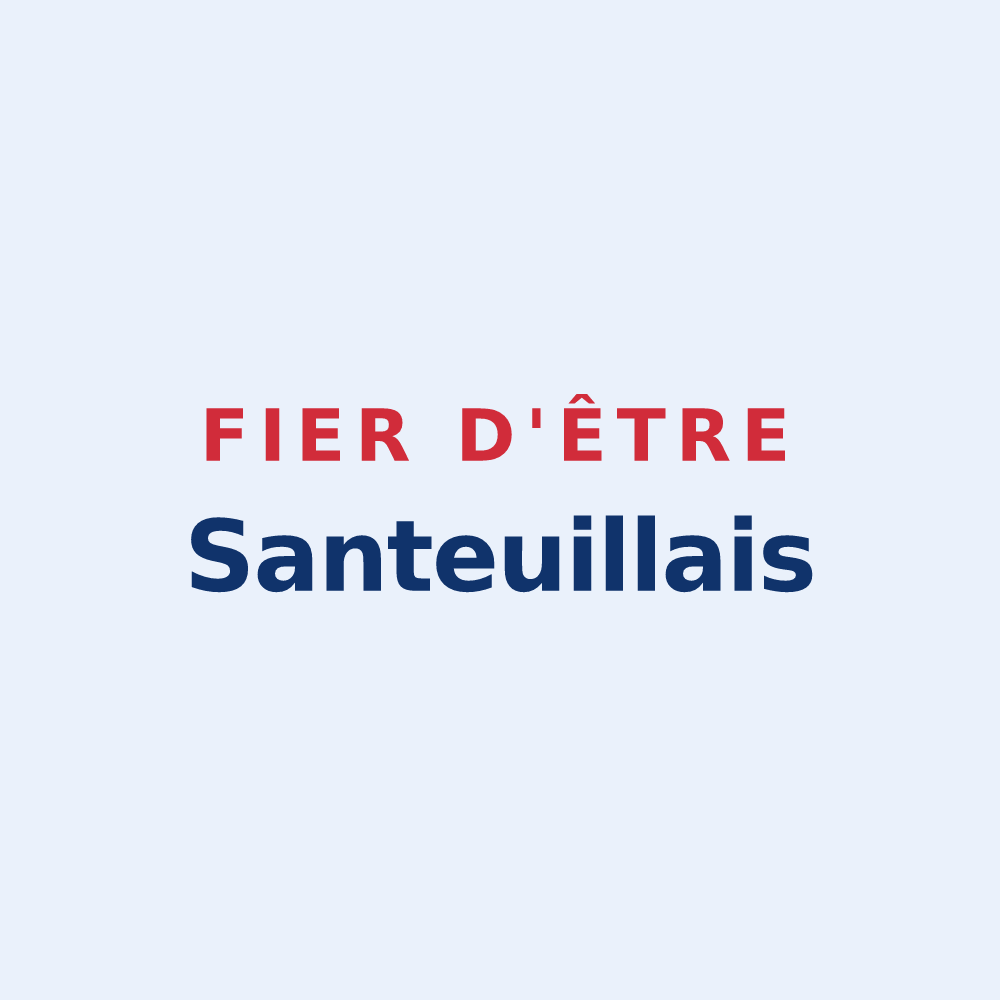 Sticker « Fier d'être Santeuillais » — design pour Santeuil