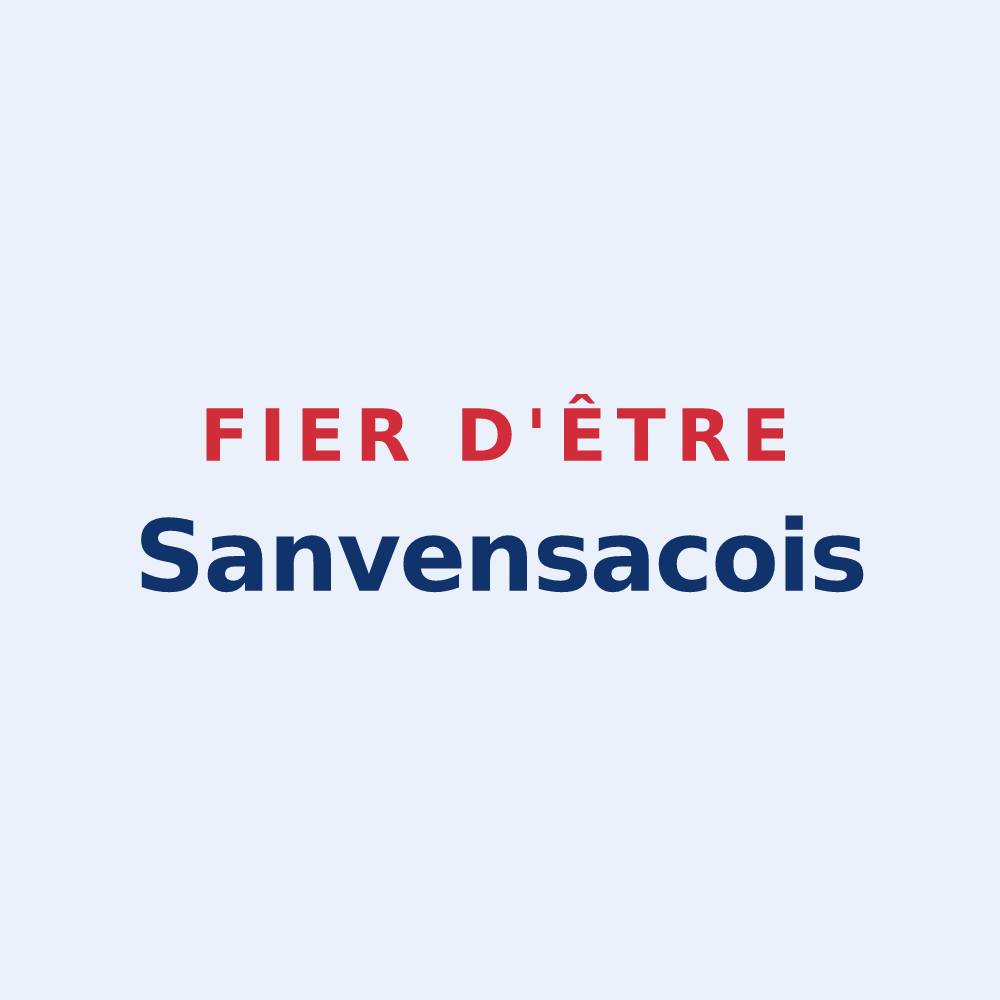 Sticker « Fier d'être Sanvensacois » — design pour Sanvensa