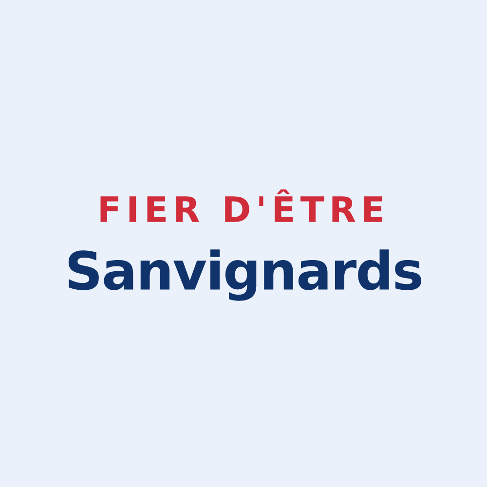 Sticker « Fier d'être Sanvignards » — design pour Sanvignes-les-Mines