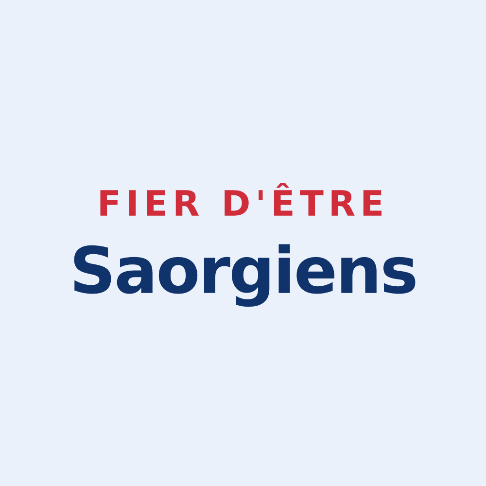 Sticker « Fier d'être Saorgiens » — design pour Saorge