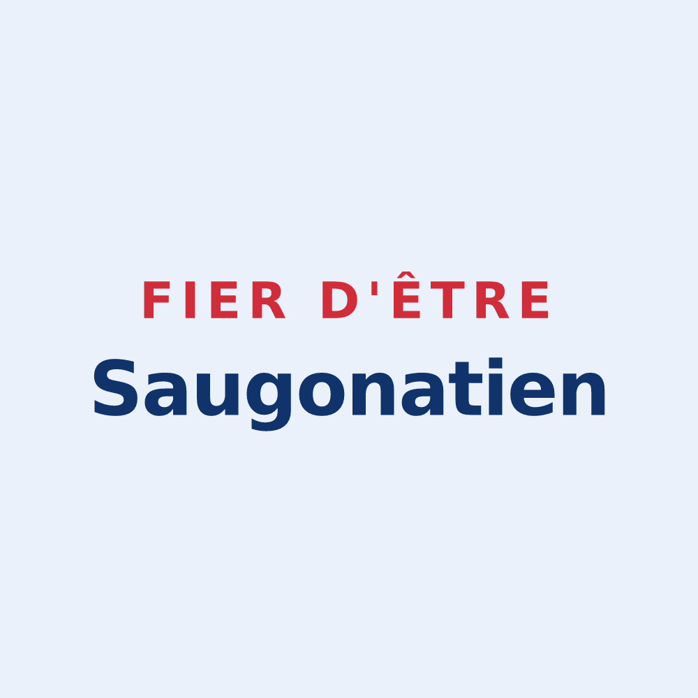 Sticker « Fier d'être Saugonatien » — design pour Saosnes