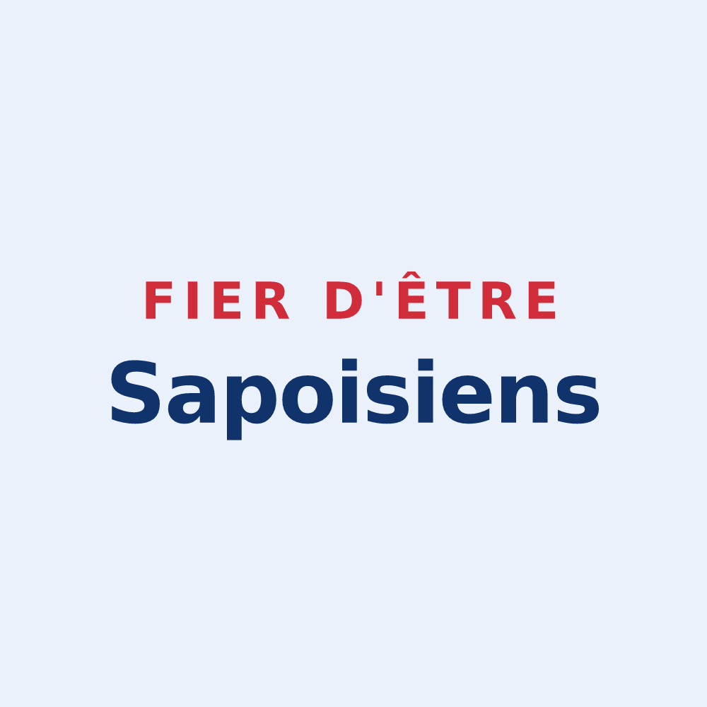 Sticker « Fier d'être Sapoisiens » — design pour Sapois
