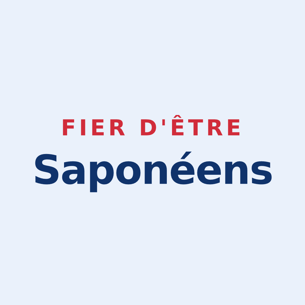 Sticker « Fier d'être Saponéens » — design pour Saponay