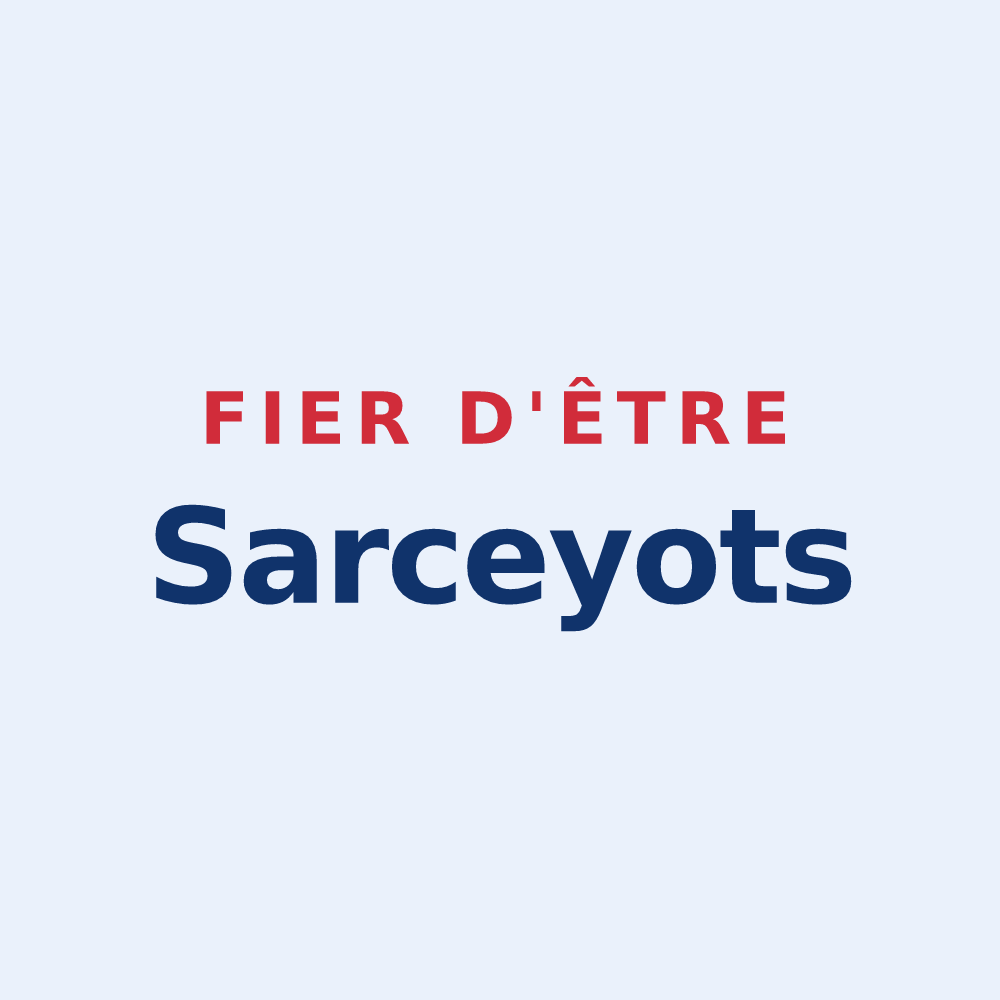 Sticker « Fier d'être Sarceyots » — design pour Sarcey