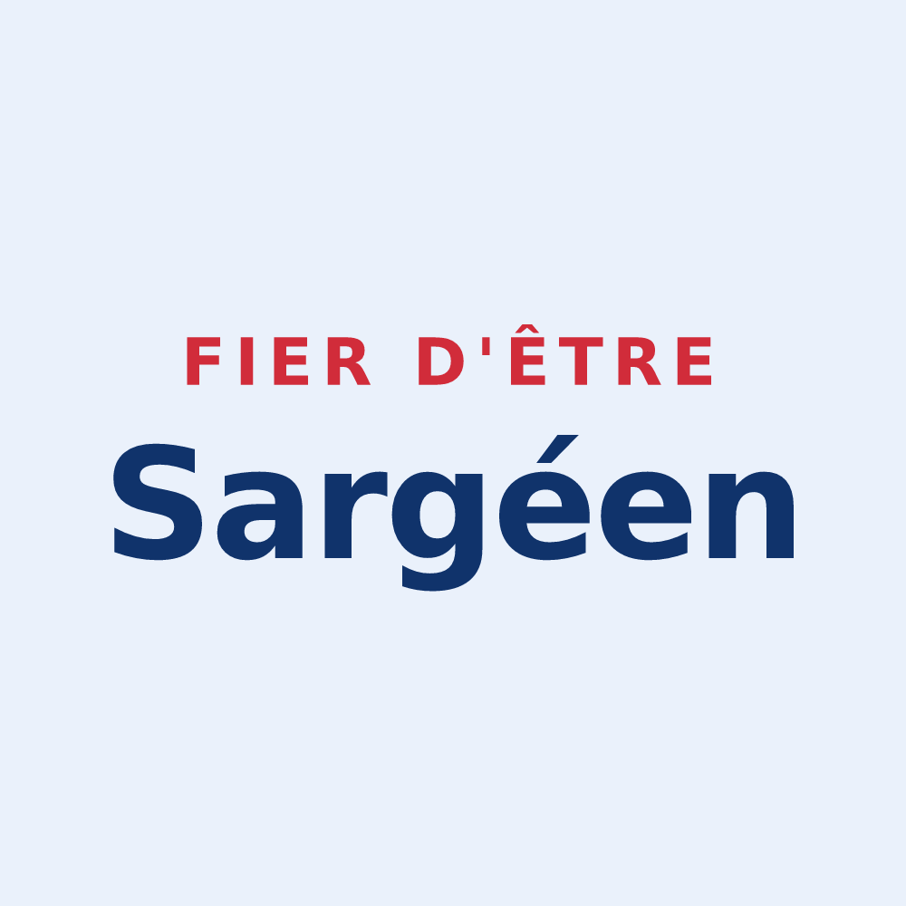 Sticker « Fier d'être Sargéen » — design pour Sargé-lès-le-Mans