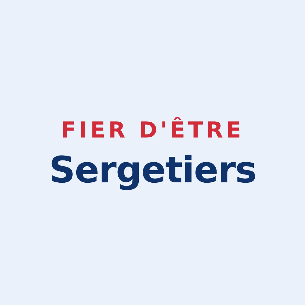 Sticker « Fier d'être Sergetiers » — design pour Sargé-sur-Braye
