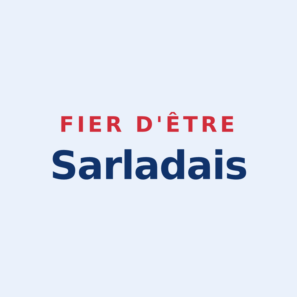 Sticker « Fier d'être Sarladais » — design pour Sarlat-la-Canéda