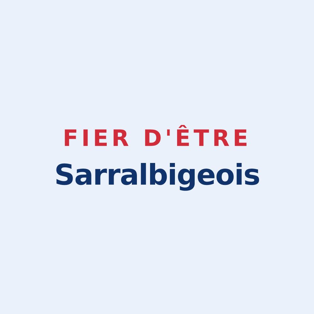 Sticker « Fier d'être Sarralbigeois » — design pour Sarralbe