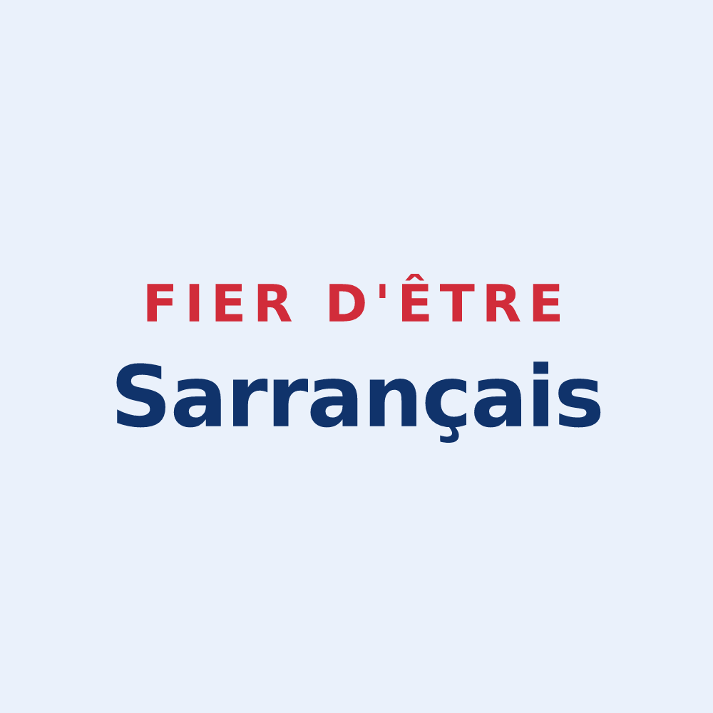 Sticker « Fier d'être Sarrançais » — design pour Sarrance