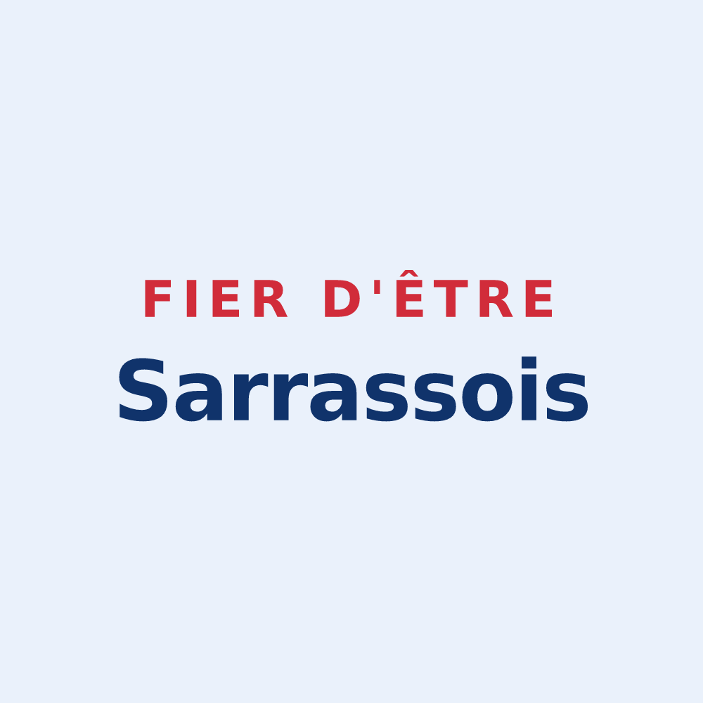 Sticker « Fier d'être Sarrassois » — design pour Sarras