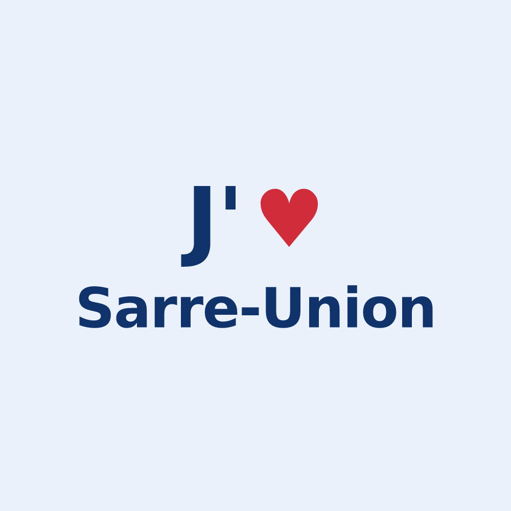 Sticker personnalisé Sarre-Union — design J'aime Sarre-Union
