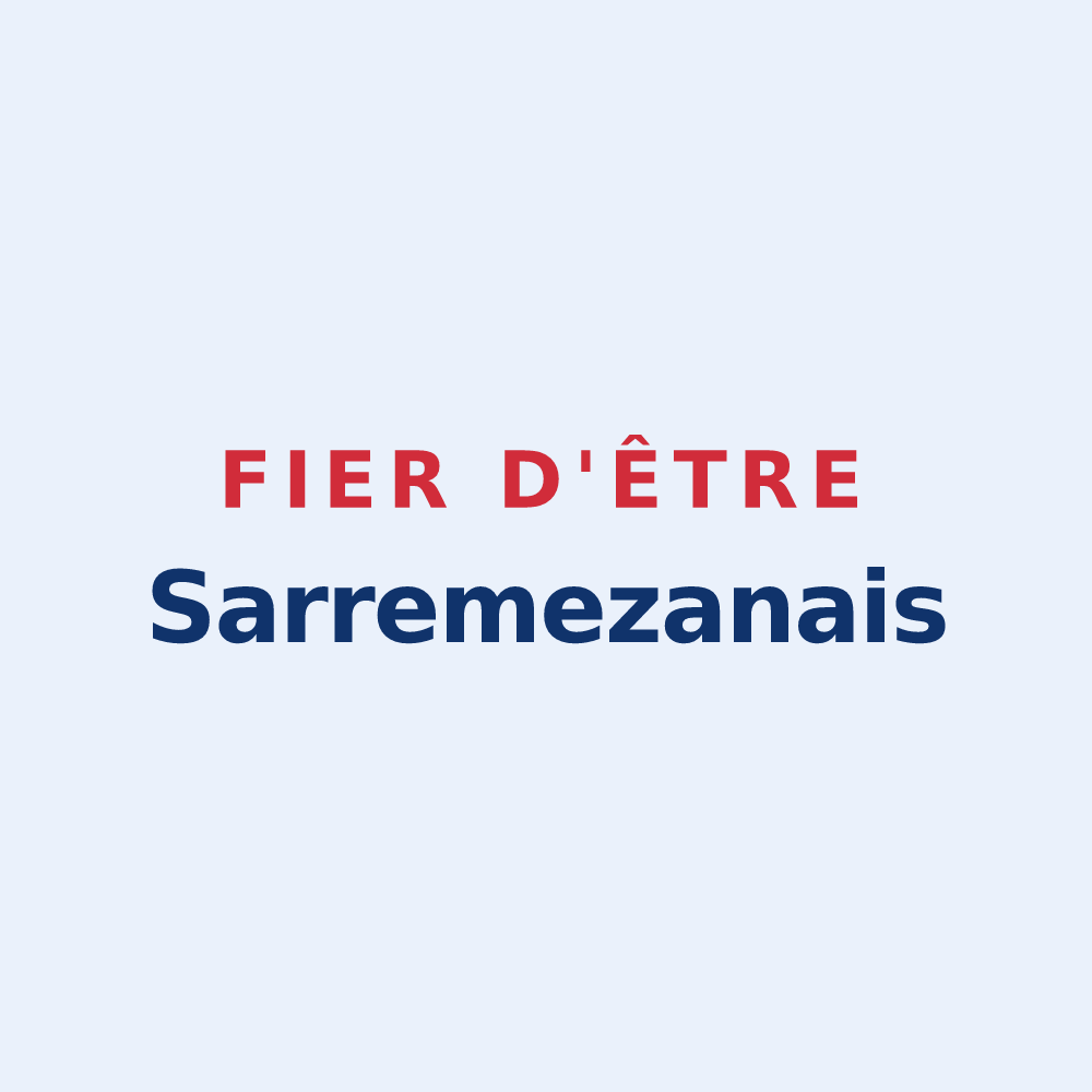 Sticker « Fier d'être Sarremezanais » — design pour Sarremezan