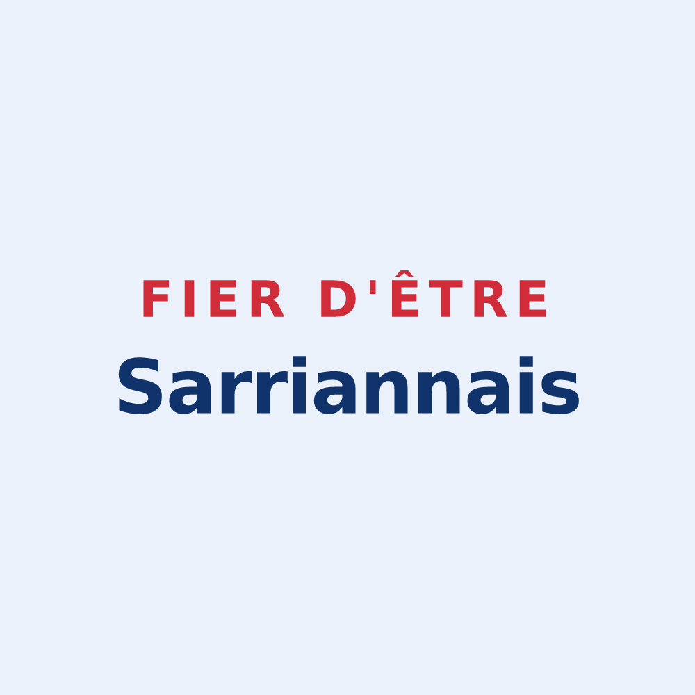 Sticker « Fier d'être Sarriannais » — design pour Sarrians