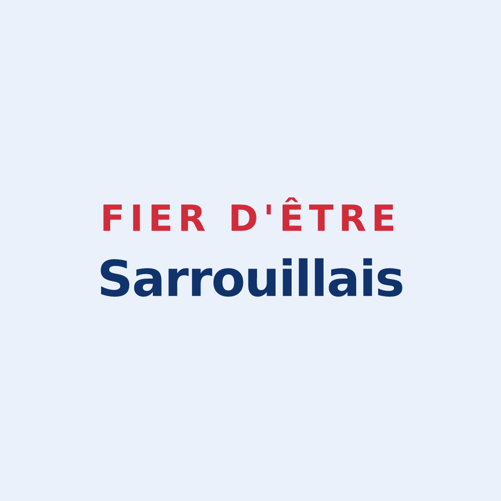 Sticker « Fier d'être Sarrouillais » — design pour Sarrouilles