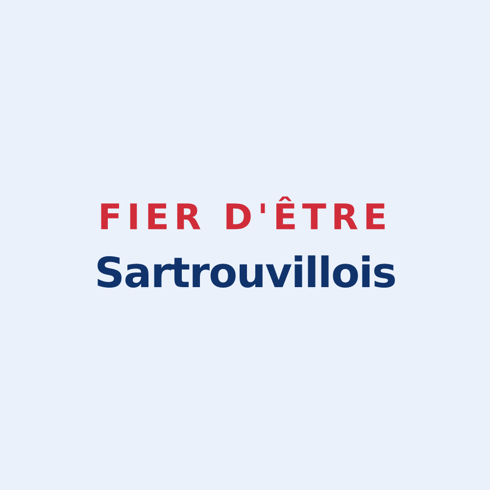 Sticker « Fier d'être Sartrouvillois » — design pour Sartrouville