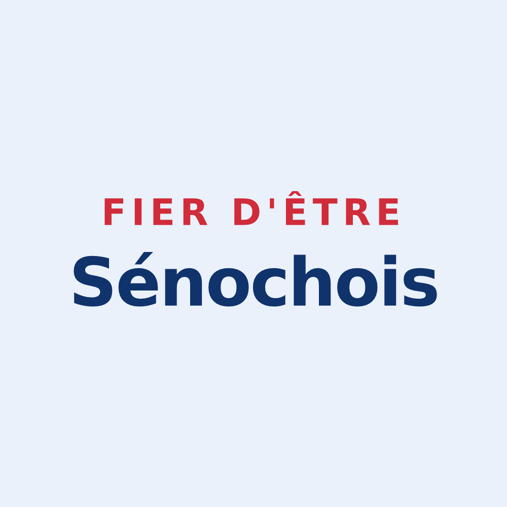 Sticker « Fier d'être Sénochois » — design pour Sassenay