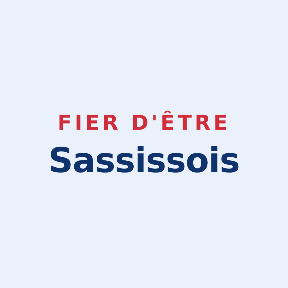 Sticker « Fier d'être Sassissois » — design pour Sassis