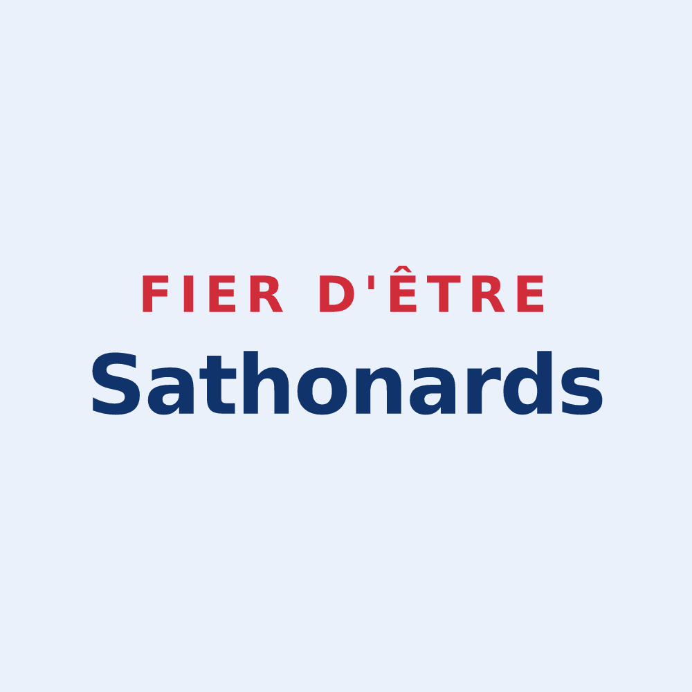 Sticker « Fier d'être Sathonards » — design pour Sathonay-Village