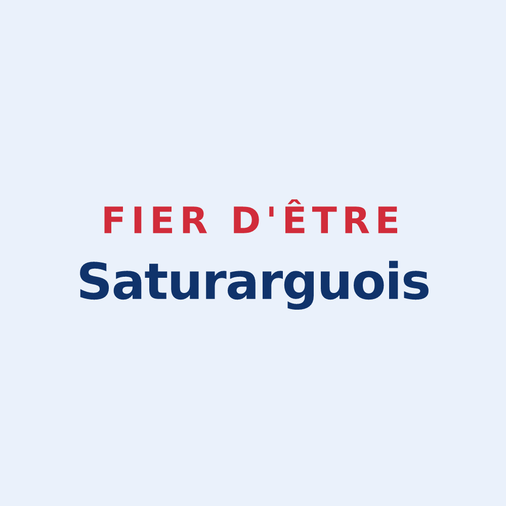 Sticker « Fier d'être Saturarguois » — design pour Saturargues