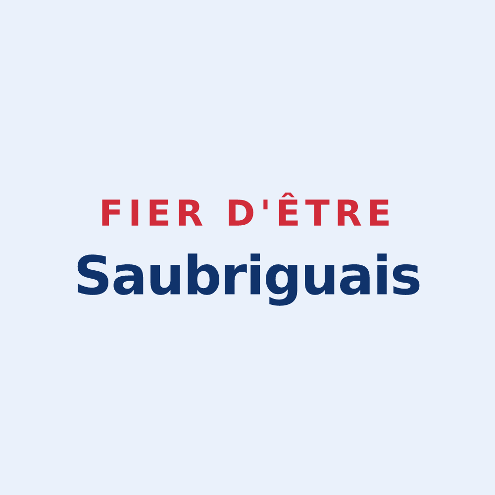 Sticker « Fier d'être Saubriguais » — design pour Saubrigues