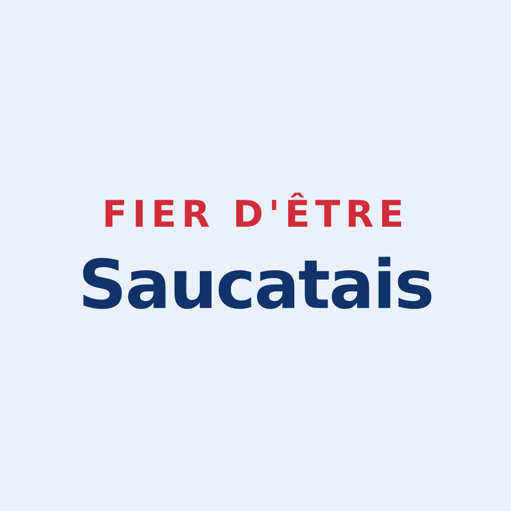 Sticker « Fier d'être Saucatais » — design pour Saucats