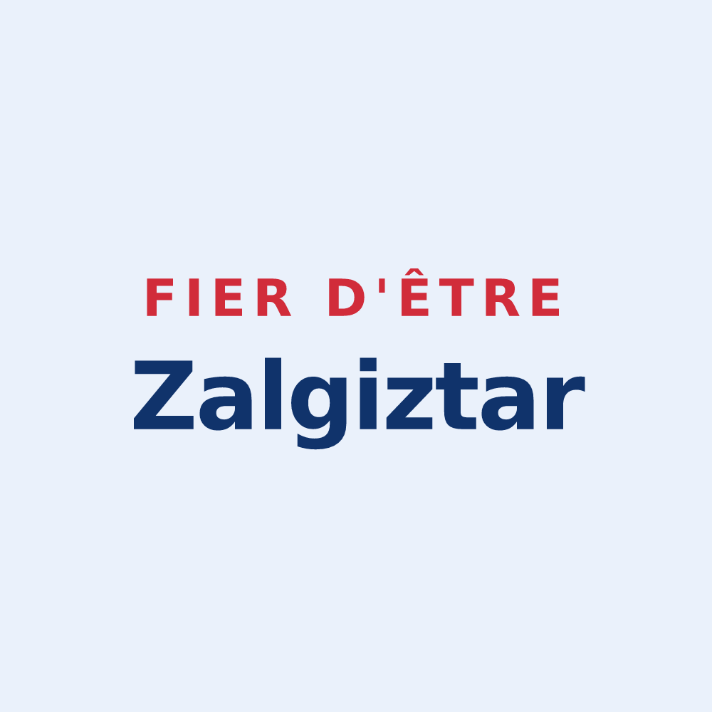Sticker « Fier d'être Zalgiztar » — design pour Sauguis-Saint-Étienne