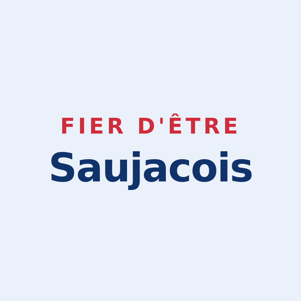 Sticker « Fier d'être Saujacois » — design pour Saujac