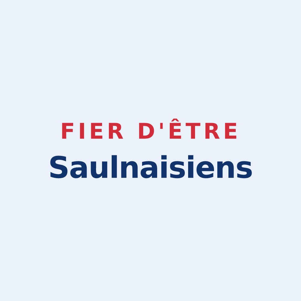 Sticker « Fier d'être Saulnaisiens » — design pour Saulnay