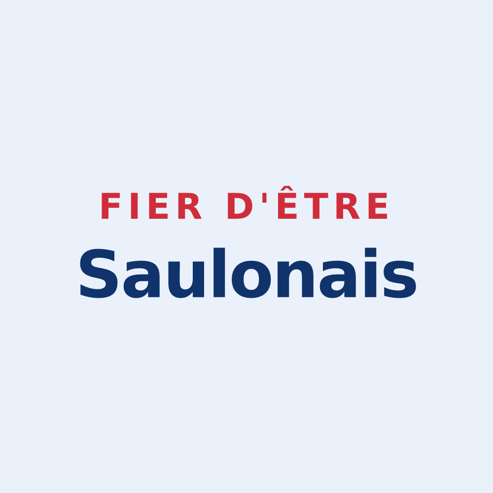 Sticker « Fier d'être Saulonais » — design pour Saulon-la-Rue