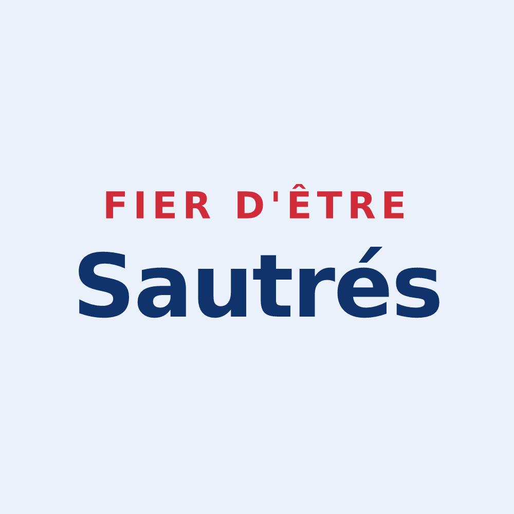 Sticker « Fier d'être Sautrés » — design pour Saulx