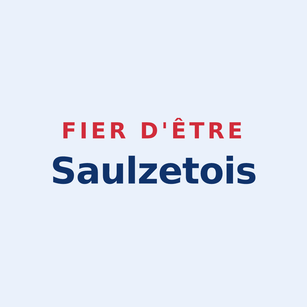 Sticker « Fier d'être Saulzetois » — design pour Saulzet