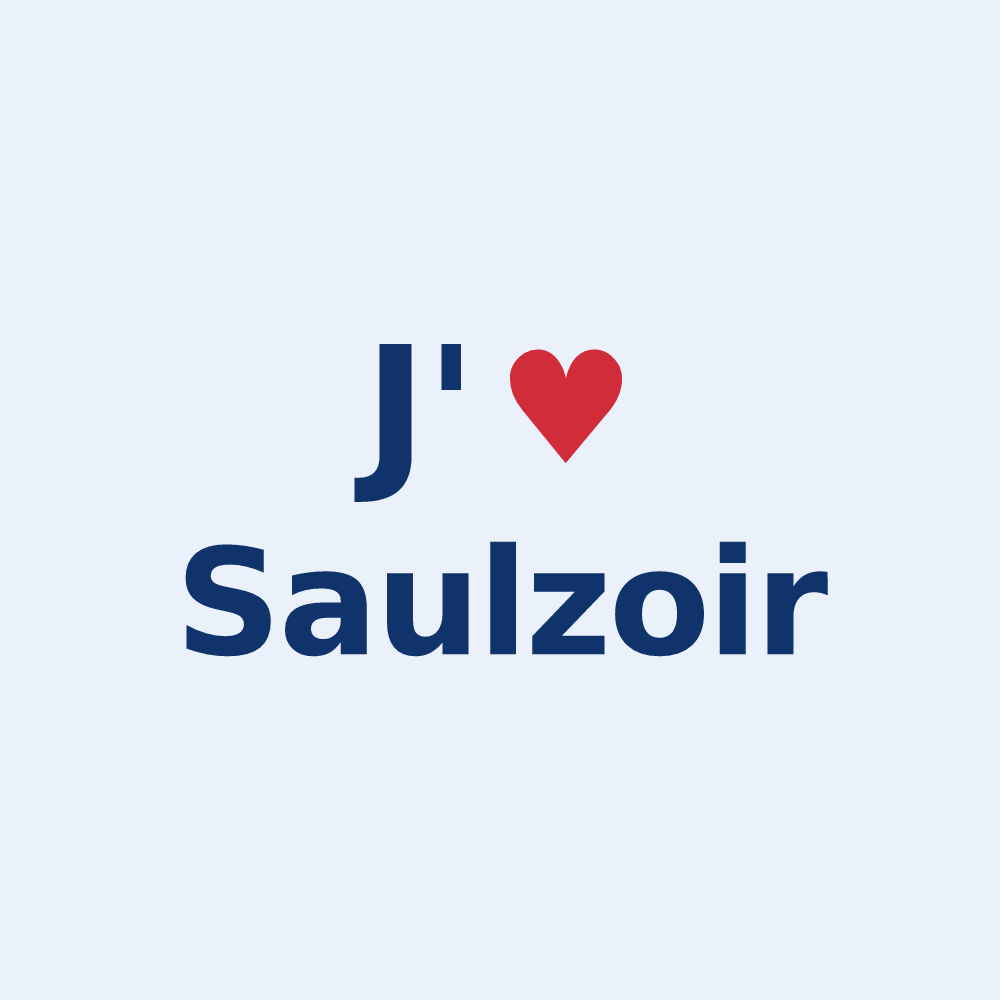 Sticker personnalisé Saulzoir — design J'aime Saulzoir