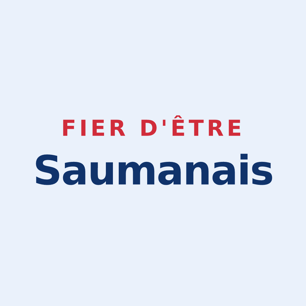 Sticker « Fier d'être Saumanais » — design pour Saumane-de-Vaucluse