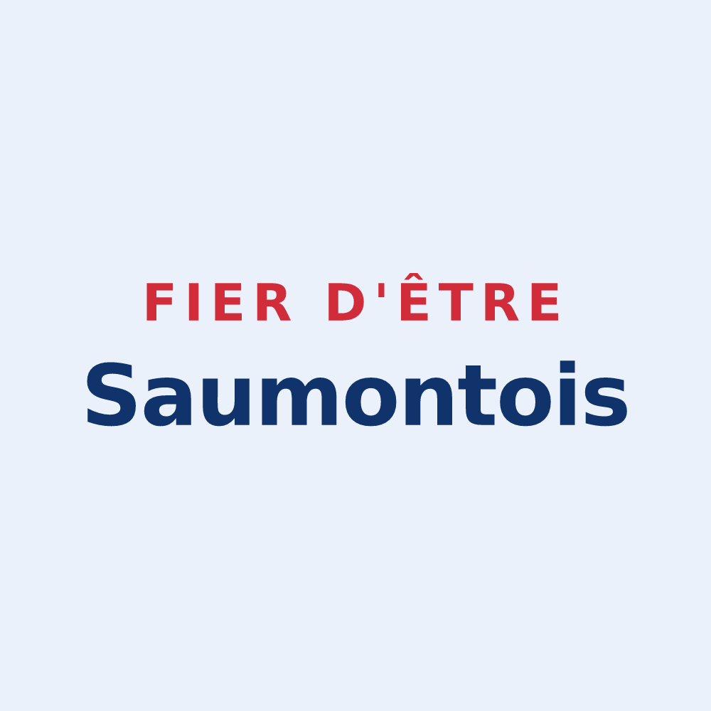 Sticker « Fier d'être Saumontois » — design pour Saumont-la-Poterie