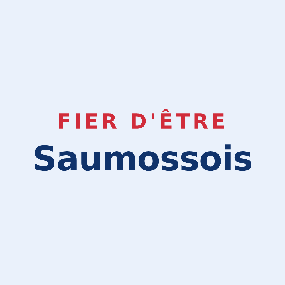 Sticker « Fier d'être Saumossois » — design pour Saumos