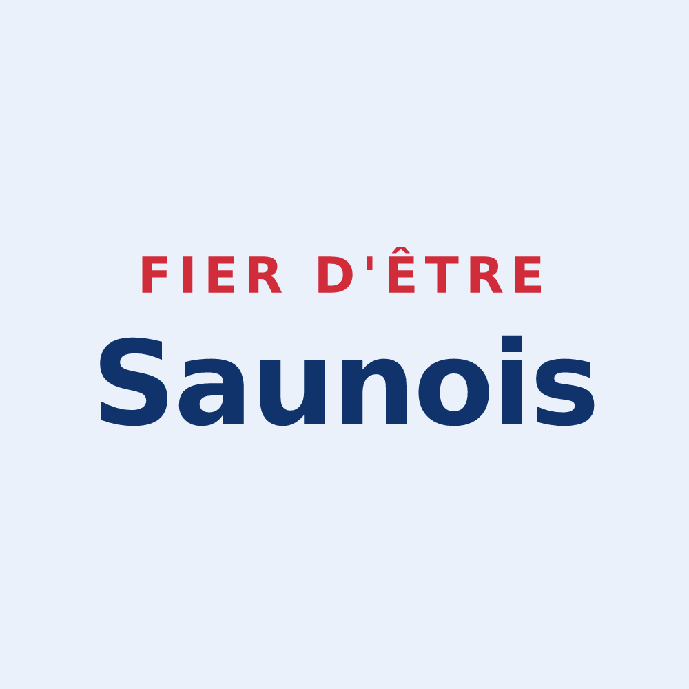 Sticker « Fier d'être Saunois » — design pour Saunay