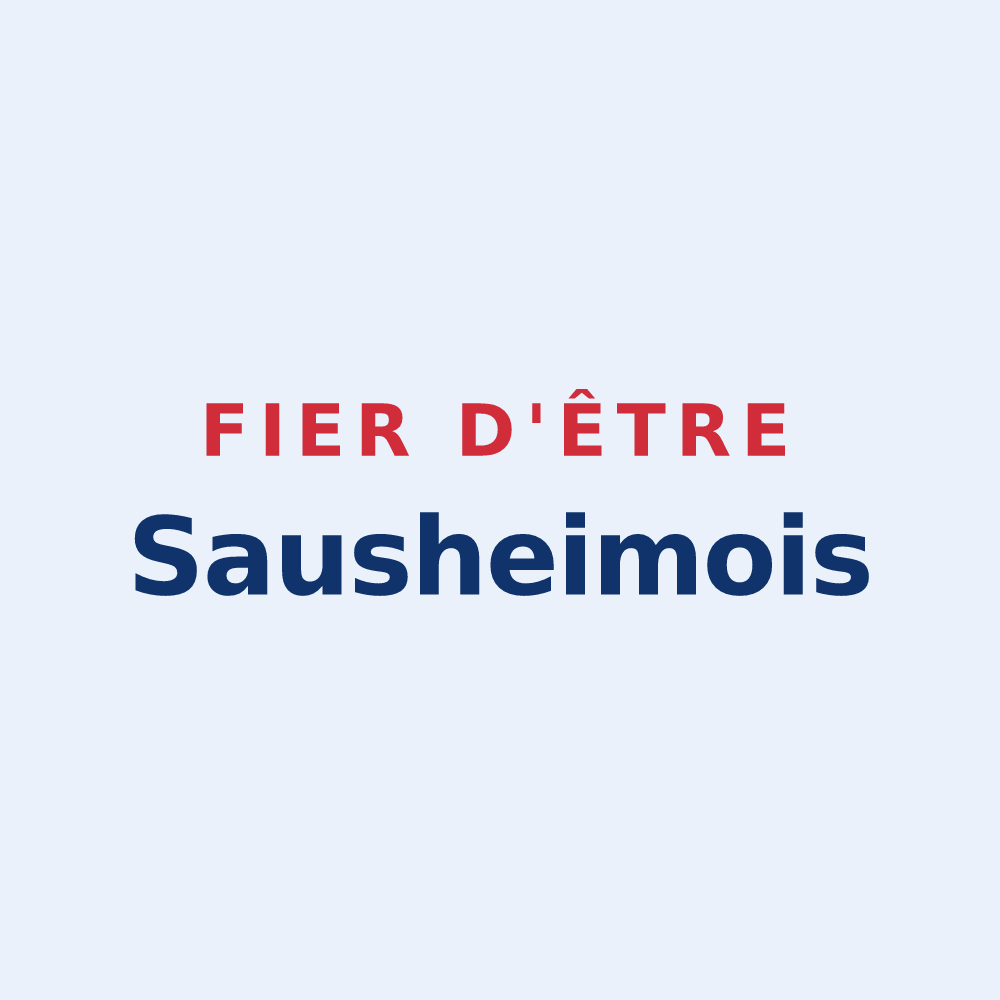 Sticker « Fier d'être Sausheimois » — design pour Sausheim