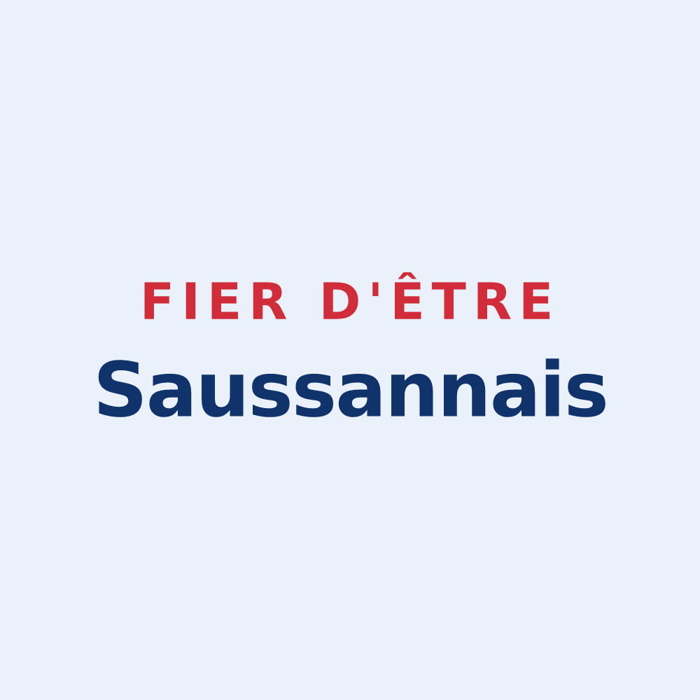 Sticker « Fier d'être Saussannais » — design pour Saussan