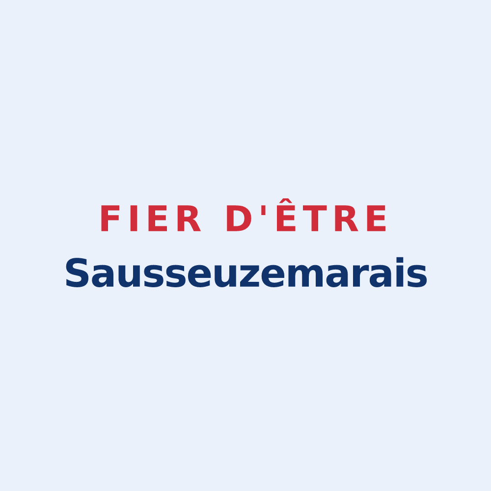 Sticker « Fier d'être Sausseuzemarais » — design pour Sausseuzemare-en-Caux