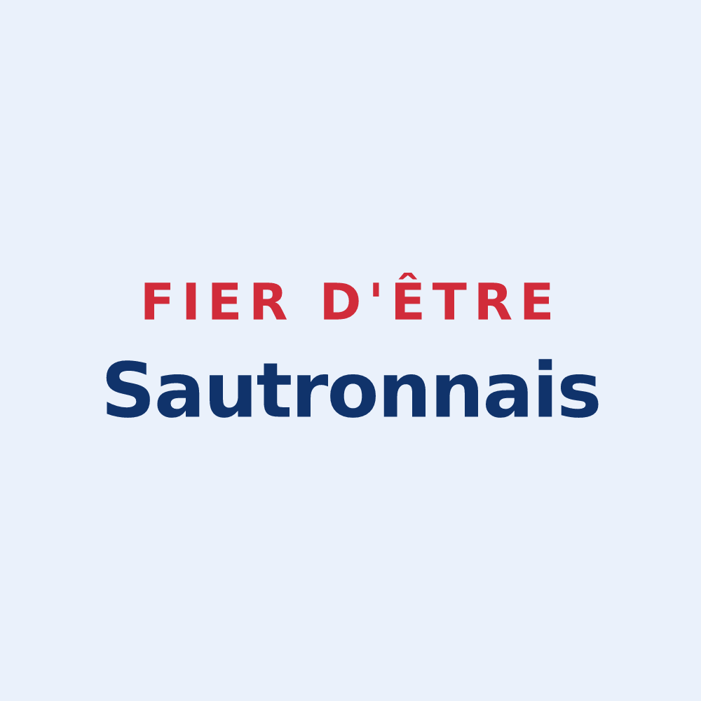 Sticker « Fier d'être Sautronnais » — design pour Sautron