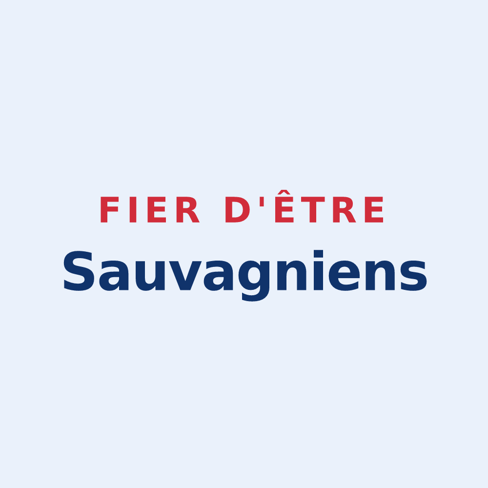 Sticker « Fier d'être Sauvagniens » — design pour Sauvagny